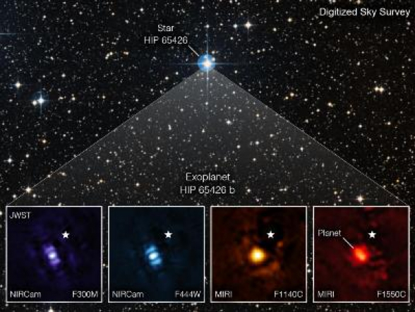 NASA опубликовало первый снимок планеты за пределами Солнечной системы